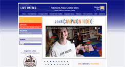 Desktop Screenshot of fremontunitedway.org