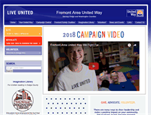 Tablet Screenshot of fremontunitedway.org